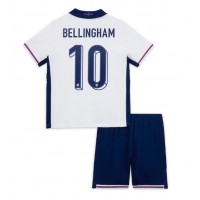 Echipament fotbal Anglia Jude Bellingham #10 Tricou Acasa European 2024 pentru copii maneca scurta (+ Pantaloni scurti)